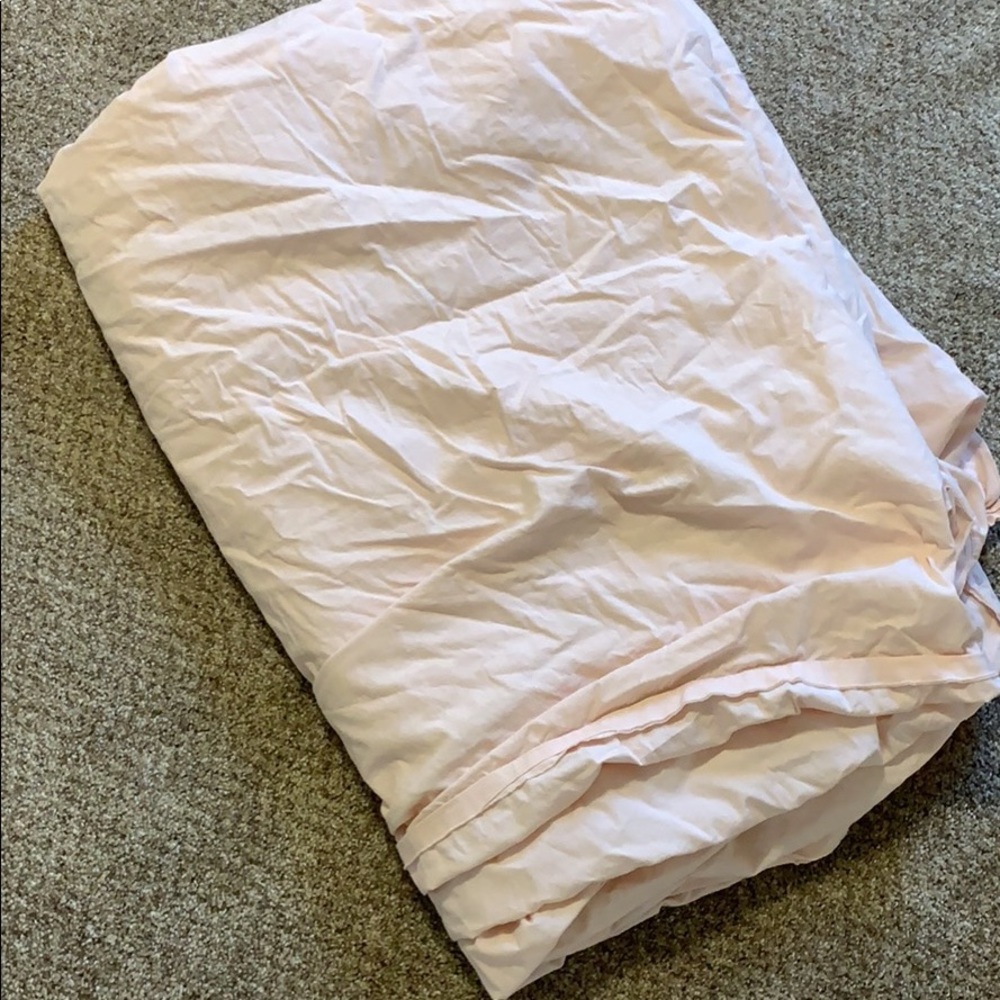 Pink twin size duvet cover